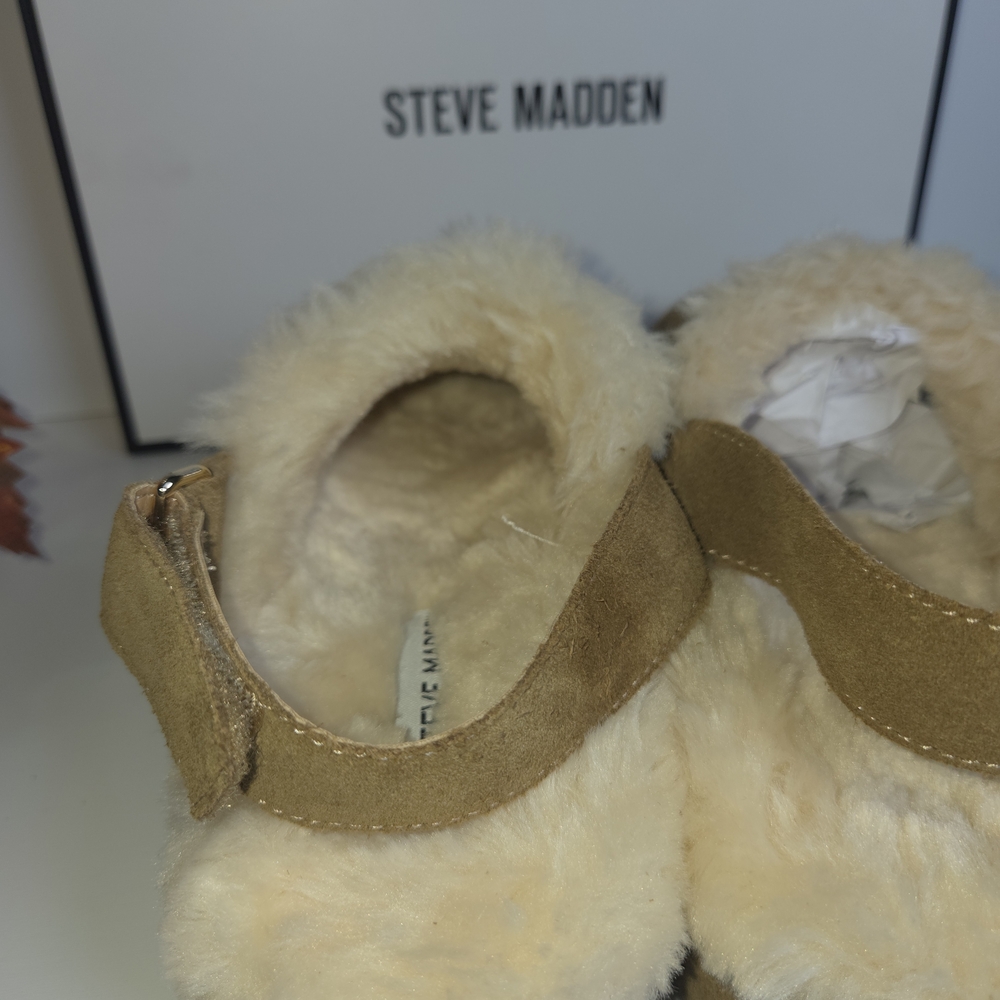 Steve Madden Tan Suede Slip-On Shoes - Picture 5 of 10